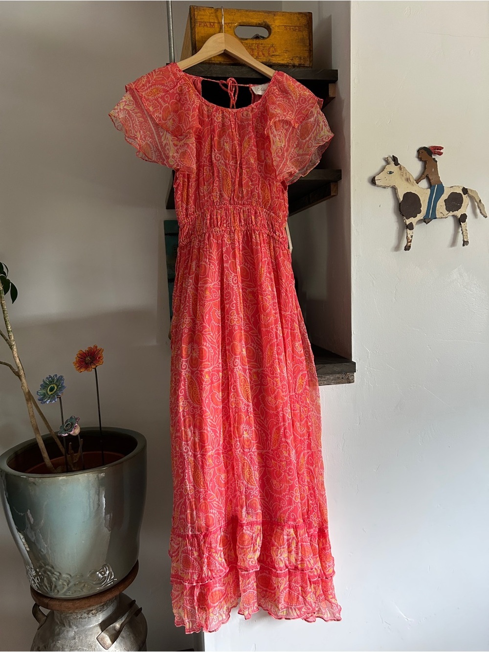 CLEOBELLA WOMEN'S FLORAL BLOSSOM PRINT HANNAH MIDI DRESS - Picture 3 of 10